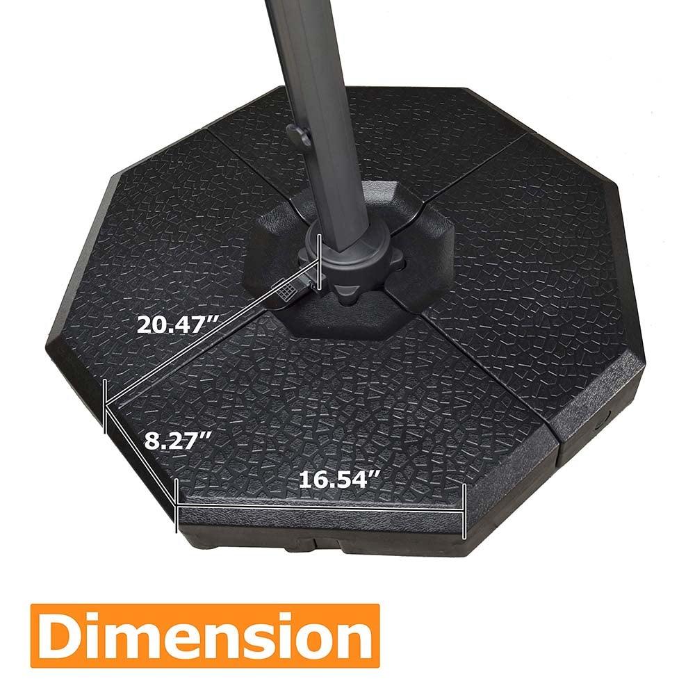 PURPLE LEAF Parasol Base for Economical Parasol ZY04BSSBL-150 - Image 9