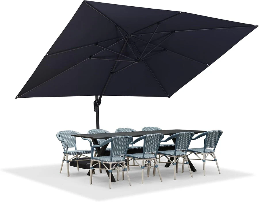 PURPLE LEAF Patio Outdoor Large Parasol Square and Rectangular Cantilever Yard Sun Parasol - Image 138