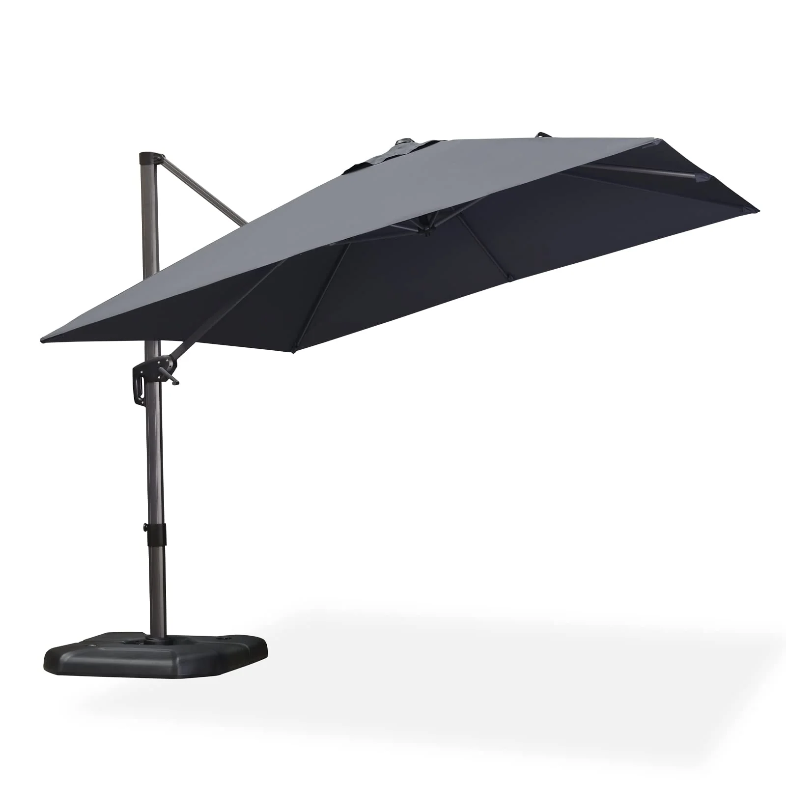 PURPLE LEAF Patio Outdoor Large Parasol Square and Rectangular Cantilever Yard Sun Parasol - Image 16