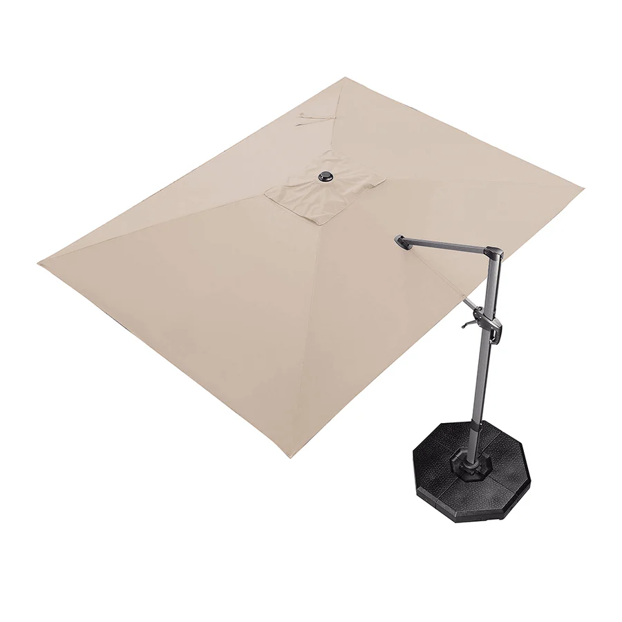 PURPLE LEAF Patio Outdoor Large Parasol Square and Rectangular Cantilever Yard Sun Parasol - Image 182