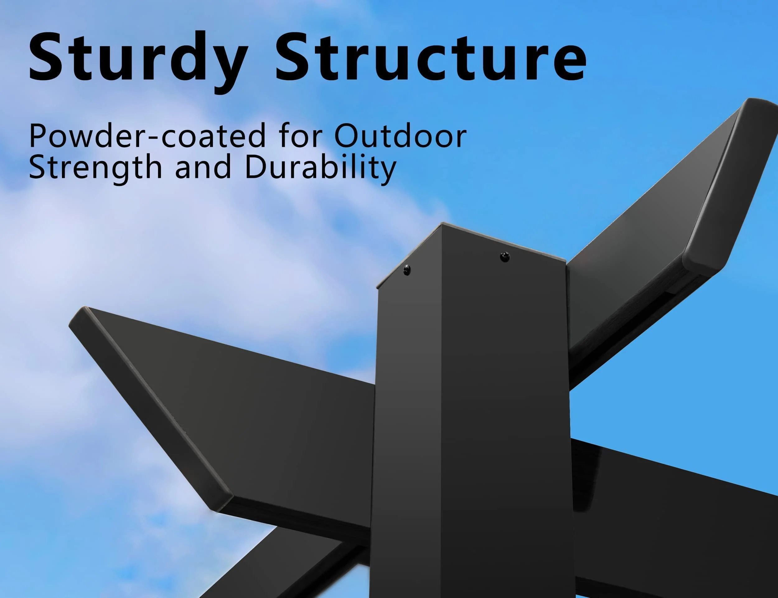 PURPLE LEAF Retractable Pergola with Double Sun Shade Canopy  Heavy-Duty Aluminum Pergola - Image 15