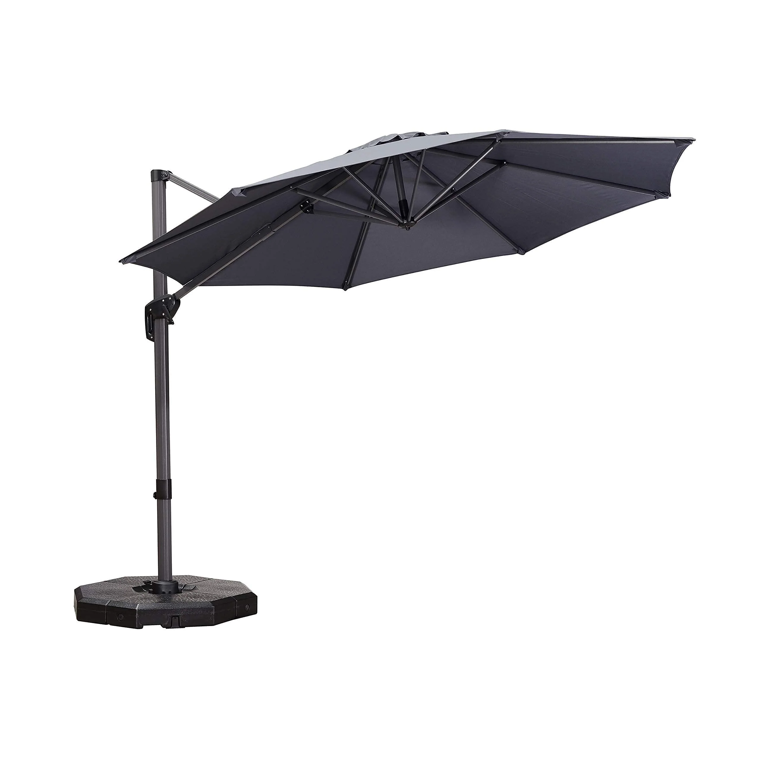 PURPLE LEAF Economical  Patio Offset Round Parasol - Image 10