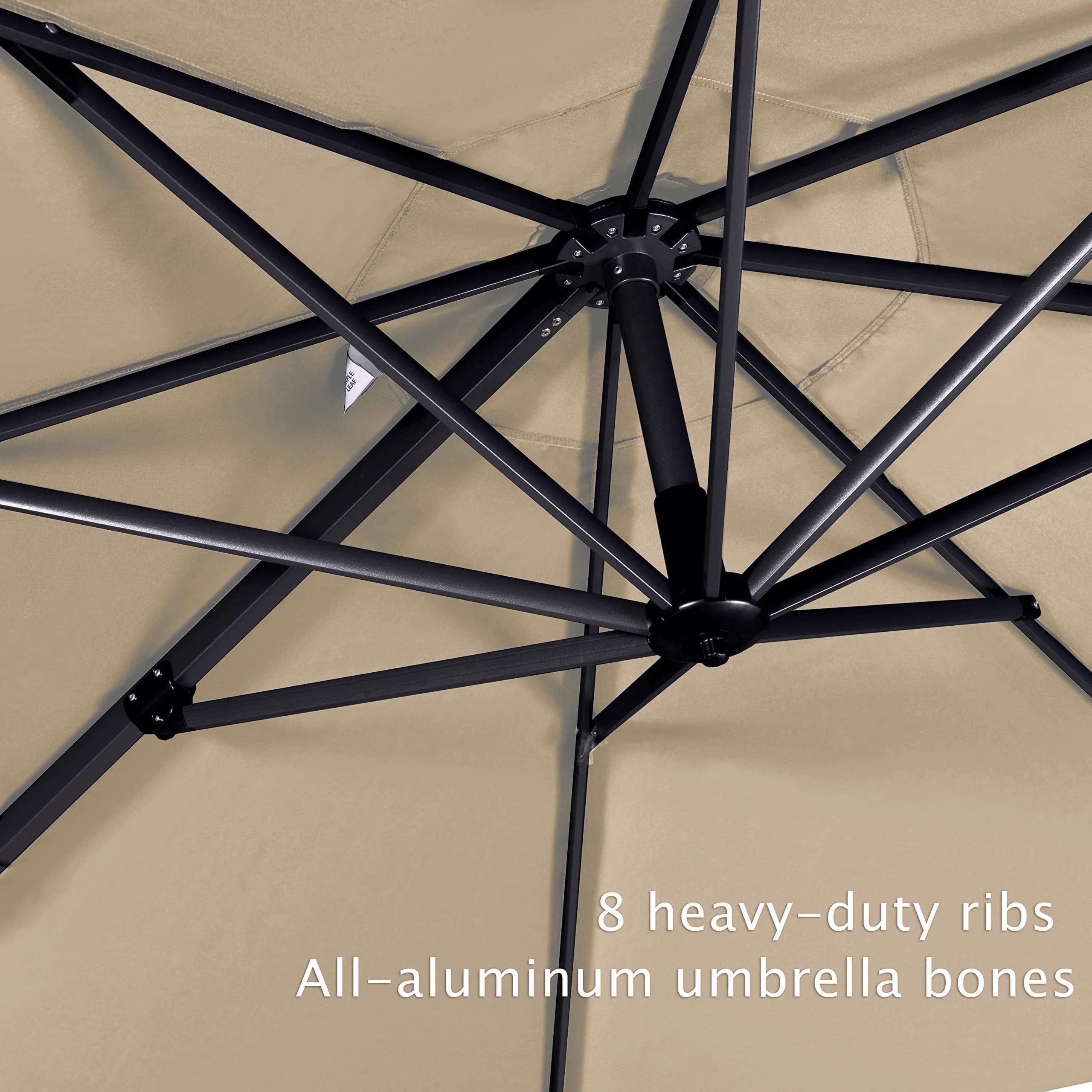 PURPLE LEAF Economical  Patio Offset Round Parasol - Image 19