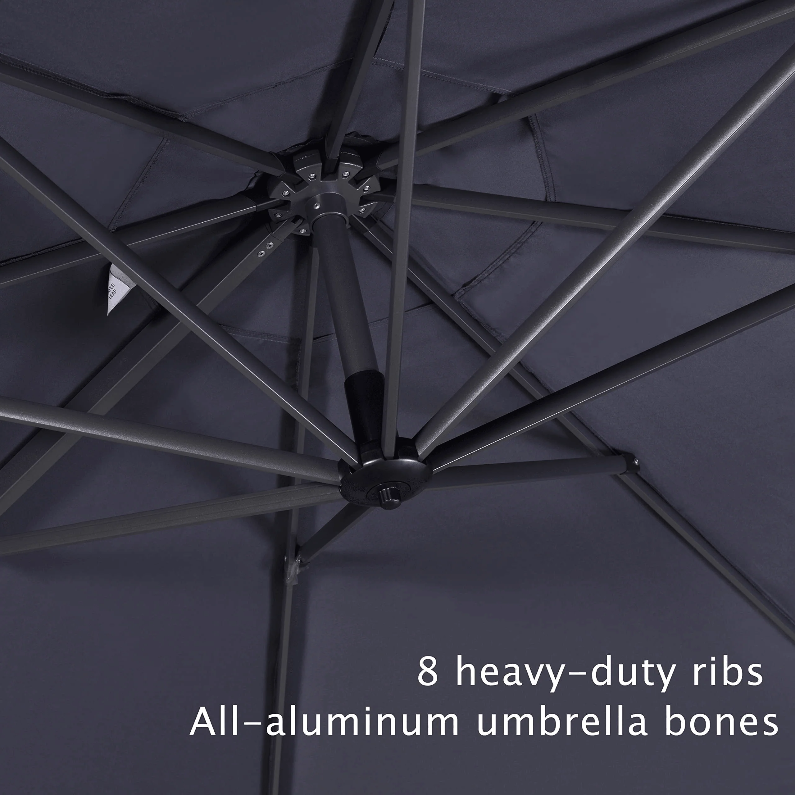 PURPLE LEAF Economical  Patio Offset Round Parasol - Image 24