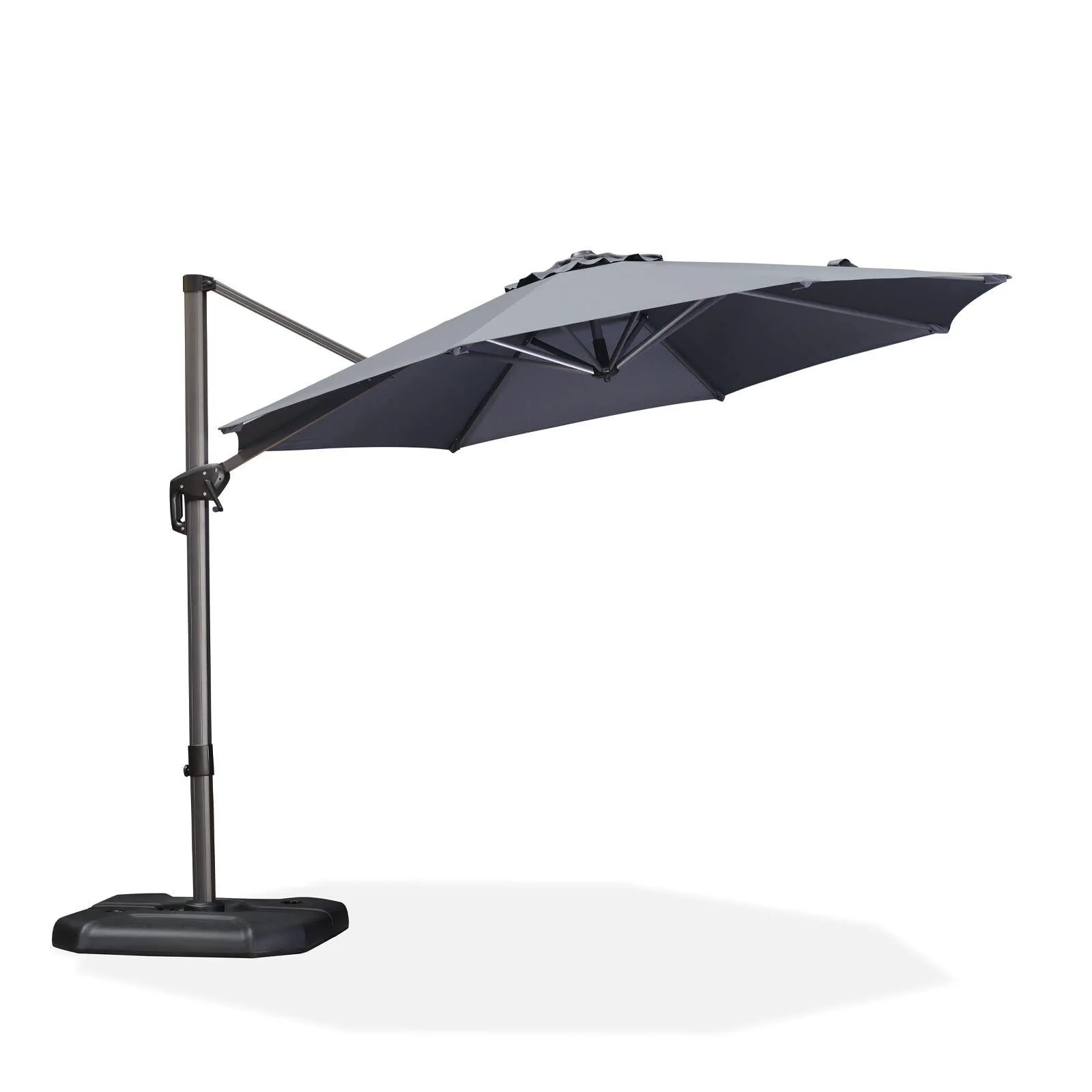 PURPLE LEAF Economical  Patio Offset Round Parasol - Image 40