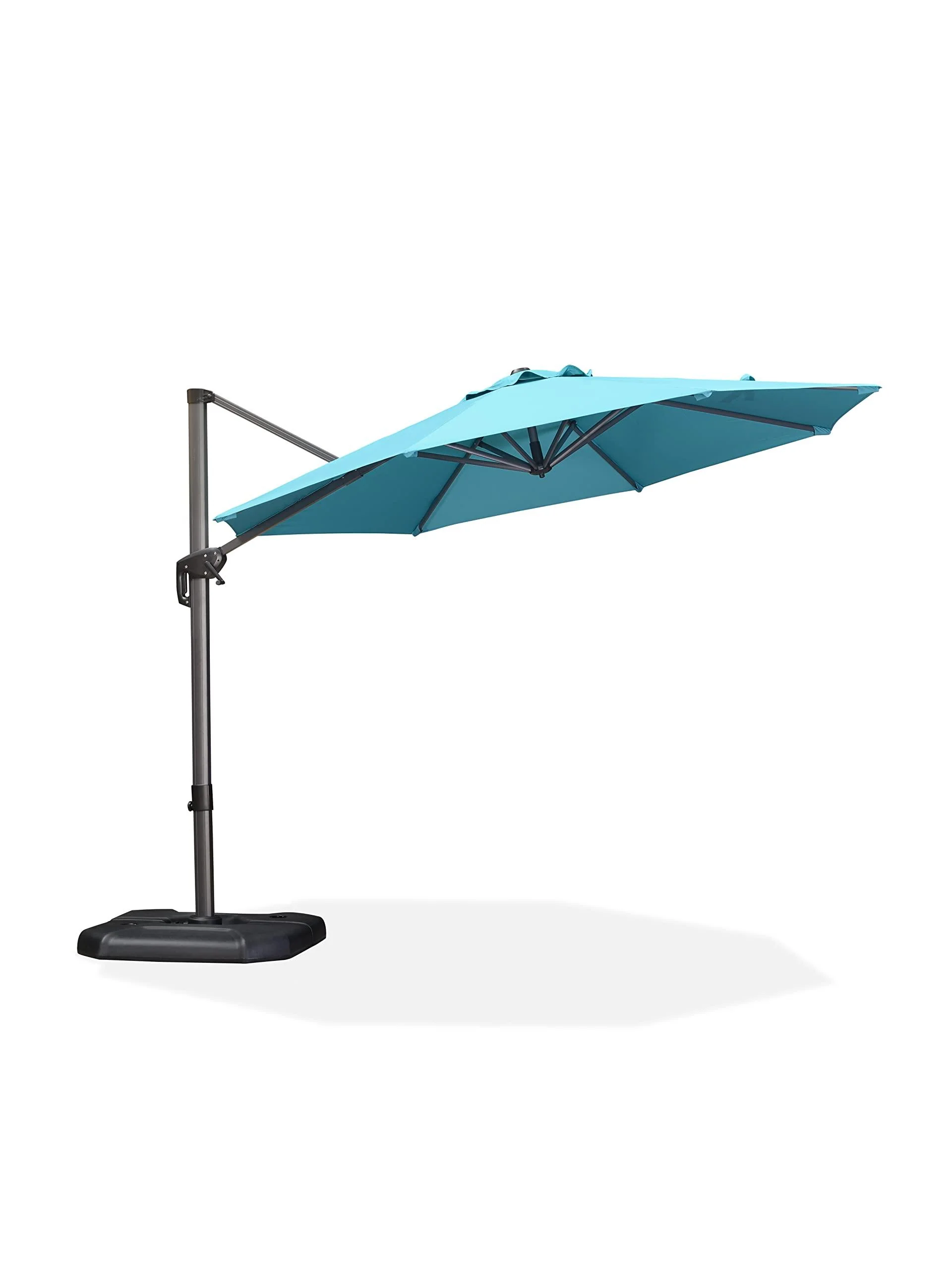 PURPLE LEAF Economical  Patio Offset Round Parasol - Image 43