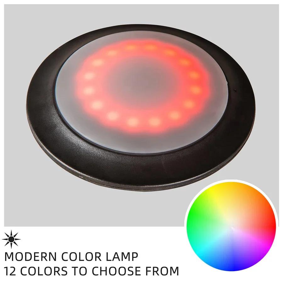 PURPLE LEAF LED Cantilever Umbrella Light, Portable Rechargeable 12 Colors Changing for Patio Umbrellas, Camping Tents or Outdoor Use - Image 5